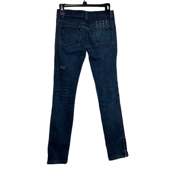 Ksubi Jeans Skinny Leg Blue Denim Womens Designer Zip Leg US Size 27 - Picture 7 of 7